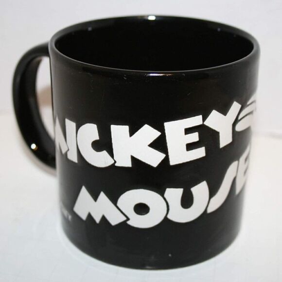 Disney Mickey Mouse Ta-daa Black 4" Coffee Mug - Picture 9 of 9